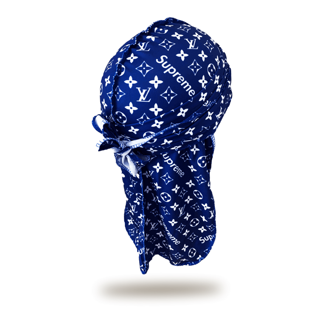 Durag LV Supreme Blue Global Durag