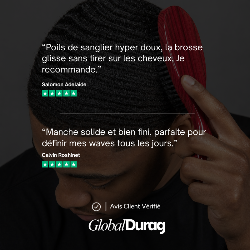 Brosse pour Waves Longue Rouge | Global Brush