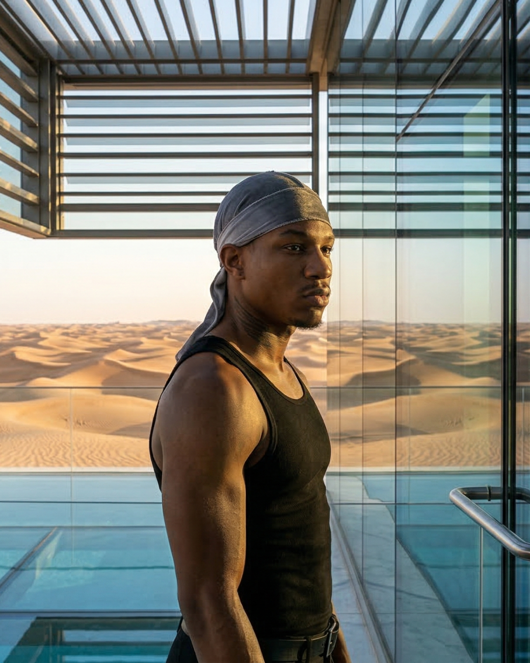 Durag En Velours Gris