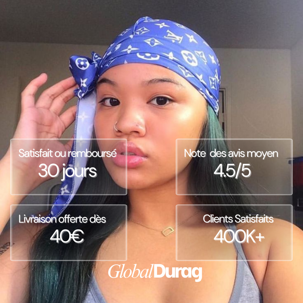 Durag SUPRM Blau