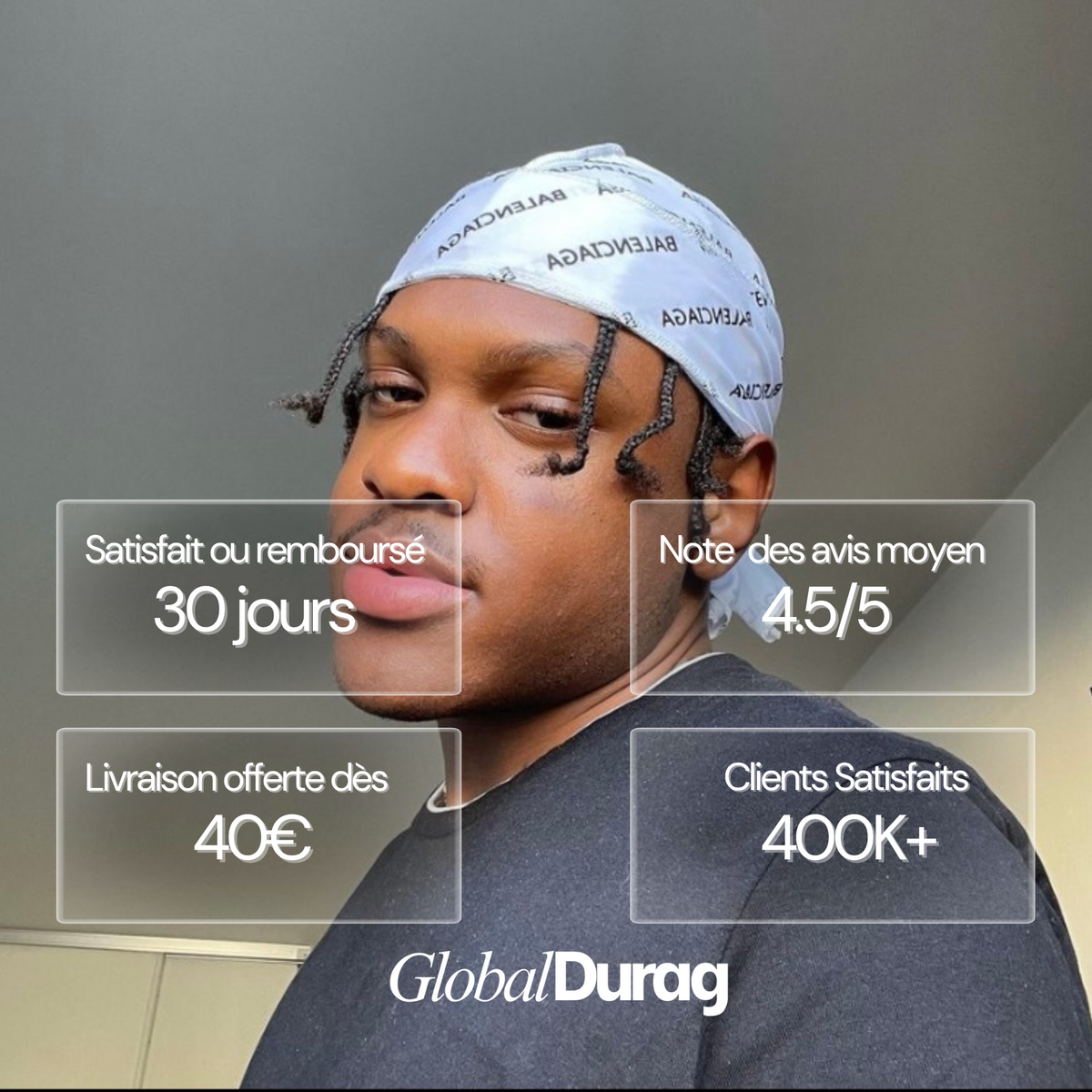 Durag BLCGA Schwarz