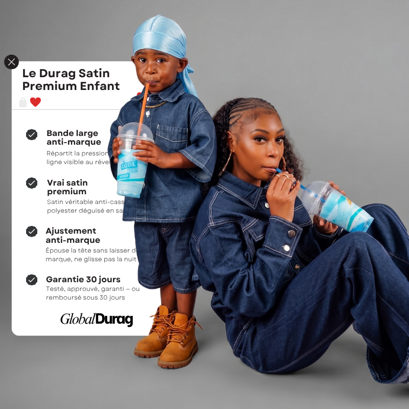 Durag Satin Premium Enfant