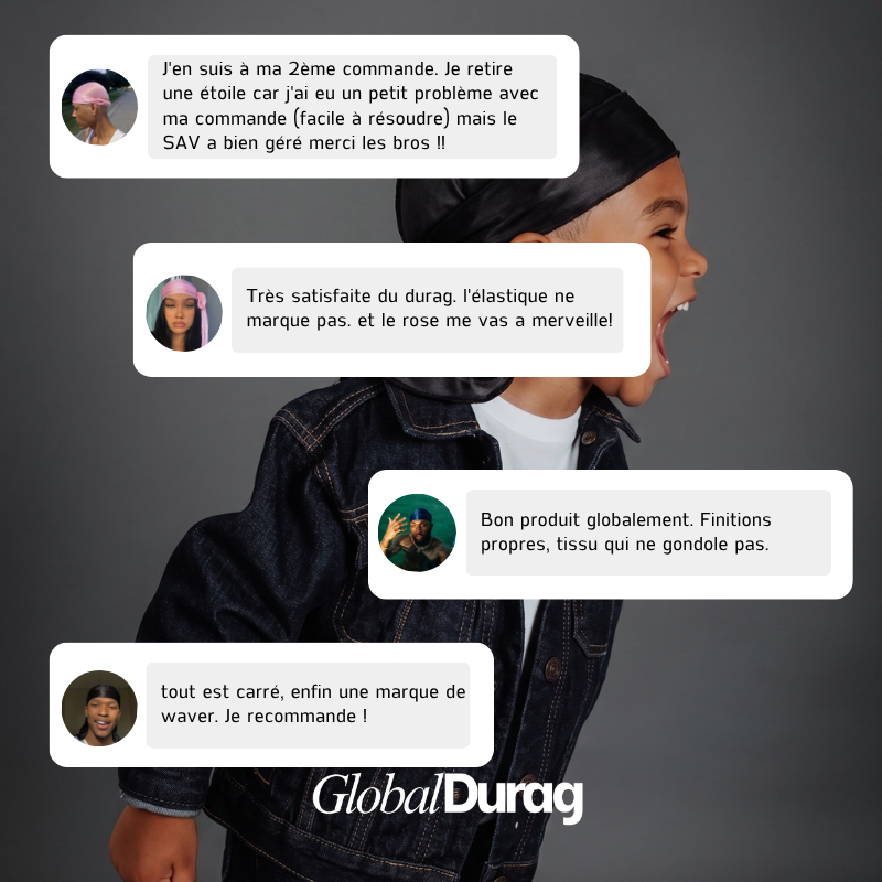 Durag Satin Premium Enfant