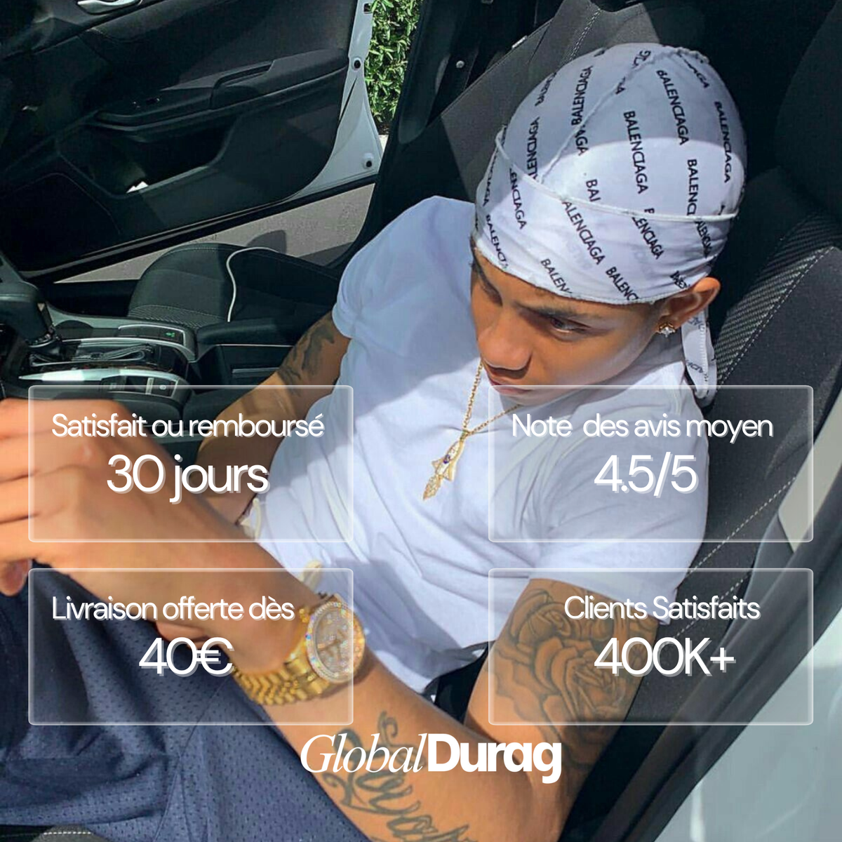 Durag BLCGA Schwarz