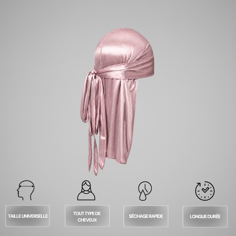Satin Durag Schwarz