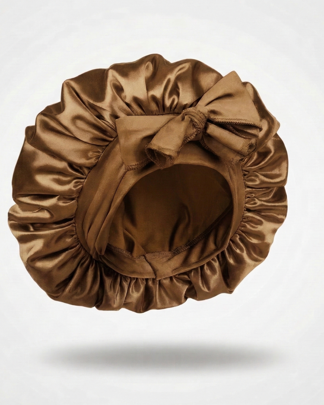 Bonnet en Satin Ajustable Gold