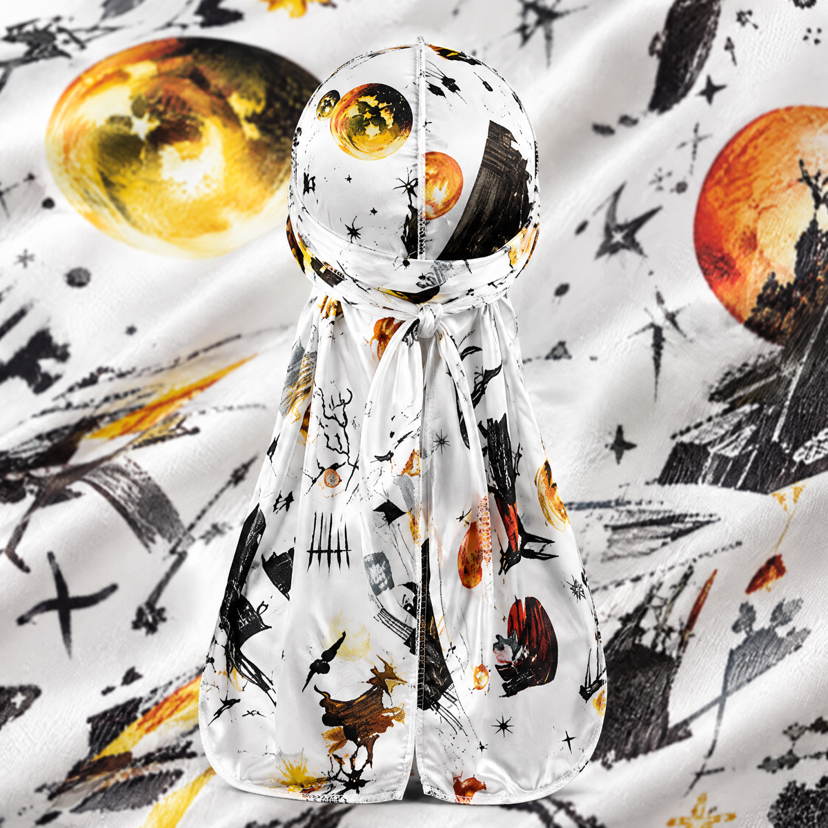 Durag Halloween Skull – Édition Limitée