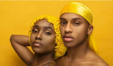 Durag Velours Jaune + Bonnet Offert | Global Durag