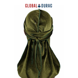 Luxury Green Velvet Durag | Global Durag