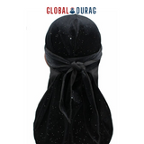Durag En Velours Noir Luxus | Global Durag