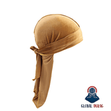 Beige Velvet Durag | Global Durag